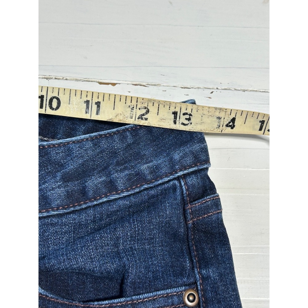 Kimes Ranch Audrey Dark Wash Flare Leg Western Jeans Size 0/32 Made in USA - Picture 6 of 11